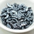 30 Beads - Crescent 2-Hole Beads - Jet Hematite - Czech Glass