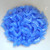 30 Beads - Crescent CzechMates 2-Hole - Milky Sapphire - Czech Glass