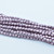100 Beads - Fire Polished 3mm Sueded Gold Blackened Pearl - Czech Glass