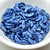 30 Beads - Crescent 2-Hole Beads, Saturated Metallic Navy Peony - Czech Glass