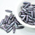 25 Beads - 2-Hole 5x16mm Dagger - Polynesian Mix Berry - Czech Glass