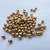 100 Beads - Firepolish 3mm Czech Glass - Matte Metallic Aztec Gold