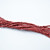 100 Beads - Fire Polished Faceted 3mm Czech Glass Saturated Metallic Cranberry