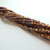 100 Beads - Firepolish 3mm Metallic Bronze Iris - Czech Glass