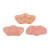 15 Beads - Delos® par Puca® Paris - Dark Pink Opal Splash - Czech Glass