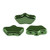 15 Beads - Delos® par Puca® Paris - Metallic Green - Czech Glass