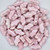 15 Beads - Delos® par Puca® Paris - Opaque Light Rose Ceramic Look - Czech Glass