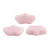 15 Beads - Delos® par Puca® Paris - Opaque Light Rose Ceramic Look - Czech Glass