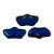 15 Beads - Delos® par Puca® Paris - Jet Full Azuro - Czech Glass
