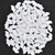 15 Beads - Delos® par Puca® Paris - Opaque White - Czech Glass