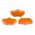 15 Beads - Delos® par Puca® Paris - Apricot - Czech Glass