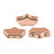15 Beads - Delos® par Puca® Paris - Full Capri Gold - Czech Glass