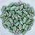 15 Beads - Delos® par Puca® Paris - Opaque Green Turquoise New Picasso - Czech Glass