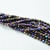 50 Beads - 4mm Fire Polished Round Purple Iris, Czech Glass