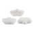 15 Beads - Delos® par Puca® Paris - Opaque White Ceramic Look - Czech Glass