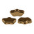 15 Beads - Delos® par Puca® Paris - Dark Gold Bronze - Czech Glass