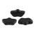 15 Beads - Delos® par Puca® Paris - Jet Matte - Czech Glass