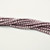50 Beads - Fire Polished 4mm - Sueded Gold Blackened Pearl - Czech Glass