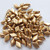 40 Beads - Gemduo Two Hole Beads Matte Metalic Pale Gold Czech Glass Bead