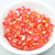 40 Beads - Gemduo 8x5mm Two Hole Beads Summer Rainbow Orange, Czech Glass Bead