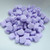 Ginko (35 Beads) Bondeli Matte Purple 7.5mm x 7.5mm 2-hole Czech Glass by Matubo