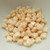 Ginko (35 Beads) Chalk Beige Luster 7.5mm x 7.5mm 2-hole Czech Glass by Matubo