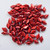 40 Beads - Gemduo Two Hole Diamond shaped Beads Lipstick Metalust Czech Glass