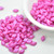 40 Beads - Gemduo Two Hole Beads Tropical Passion Pink Czech Glass