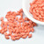 40 Beads - Gemduo 8x5mm Two Hole Beads Ionic Orange - Dark Red Czech Glass Bead