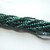 Firepolish 3mm (100 beads) Czech Glass Saturated Metallic Suede - Lt Green