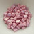 Ginko (35 Beads) Chalk Lilac Luster 7.5mm x 7.5mm 2-hole Czech Glass by Matubo