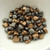 Ginko (35 Beads) Grey Rainbow 7.5mm x 7.5mm 2-hole Czech Glass by Matubo