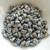 IOS® PAR PUCA® (50 Beads) - Opaque Blue Green Spotted - 5.5x2.5mm 2-hole Rectangle