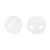 Kalos® par Puca® (50 beads) 2-Hole 4x3mm Drum Shape - Crystal Matte - Czech Glass