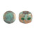 Kalos® par Puca® (50 beads) 2-Hole 4x3mm Drum Shape - Frost Jade Bronze - Czech Glass