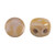 Kalos® par Puca® (50 beads) 2-Hole 4x3mm Drum Shape - Frost Parme Travertin - Czech Glass