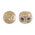 Kalos® par Puca® (50 beads) 2-Hole 4x3mm Drum Shape - Frost Parme New Picasso - Czech Glass