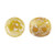 Kalos® par Puca® (50 beads) 2-Hole 4x3mm Drum Shape - Frost Anis New Picasso - Czech Glass