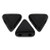 Kheops® par Puca® (25 Beads) Jet Matte 6mm 2-Hole Triangle Shape Glass