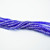100 Beads - Fire Polished Faceted 3mm Czech Glass Sueded Gold Cobalt