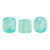 Minos Par Puca® 5 grams - Blue Green Opal - 2.5x3mm Cylinder Czech Glass Beads