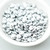 6mm Lentil Top-drilled Matte Metallic Aluminum Silver (50 Beads)Czech Glass