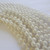 25 Beads - Top Hole Round 6mm Sueded Gold Crystal - Czech Glass