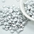 6mm Lentil (50 beads) Top-drilled Etched Crystal Full Labrador Czech Glass