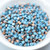 Minos Par Puca® 5 grams - Opaque Blue Turquoise Capri Gold - 2.5x3mm Cylinder Czech Glass Beads
