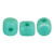 Minos Par Puca® 5 grams - Opaque Green Turquoise - 2.5x3mm Cylinder Czech Glass Beads