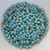 Minos Par Puca® 5 grams - Opaque Aqua Splash - 2.5x3mm Cylinder Czech Glass Beads