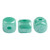 Minos Par Puca® 5 grams - Opaque Green Turquoise Luster - 2.5x3mm Cylinder