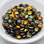 6mm Lentil (50 beads) Top-drilled Crystal Magic Copper Czech Glass