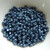 5 grams - Minos® par Puca® Paris Metallic Matte Blue Spotted - Czech Glass